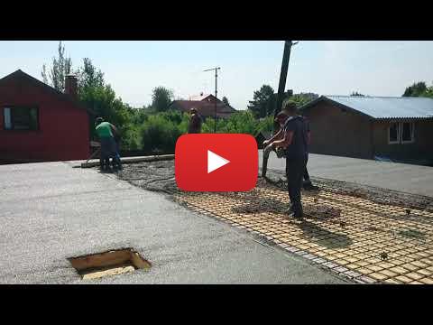 Заливка монолитного перекрытия между 1м и 2м этажом дома.